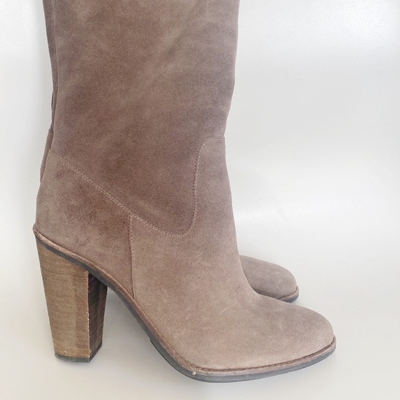 Vince Camuto Lorrey Suede‎ Over The Knee Heeled Boots - Picture 2 of 9